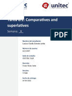 Tarea 8.1: Comparatives and Superlatives: Semana: - 8