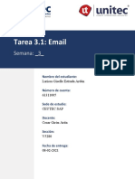 Tarea 3. Larissa Estrada 61311005