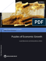 Puzzles of economic growth - World Bank Group