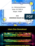 Muhamad Rivana, Demorasi Dalam Islam, XII TKRO A