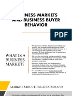 PM7 - Business Markets and Business Buyer Behaviors