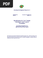 Specification For Low Voltage Switchgear and Control Assemblies