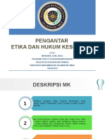 Pengantar Etika Dan Hukum Kes