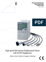 High-Speed Sub-Micron Displacement Sensor With 40,000 Samples/sec