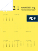 Calendar: Take The Next Step