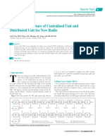 General Architecture of Centralized Unit and Distributed Unit For New Radio