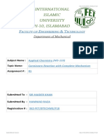 Applied Chemistry (MS-133) : Cannizzaro Reaction With Complete Mechanism