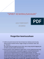 Spirit Kewirausahaan