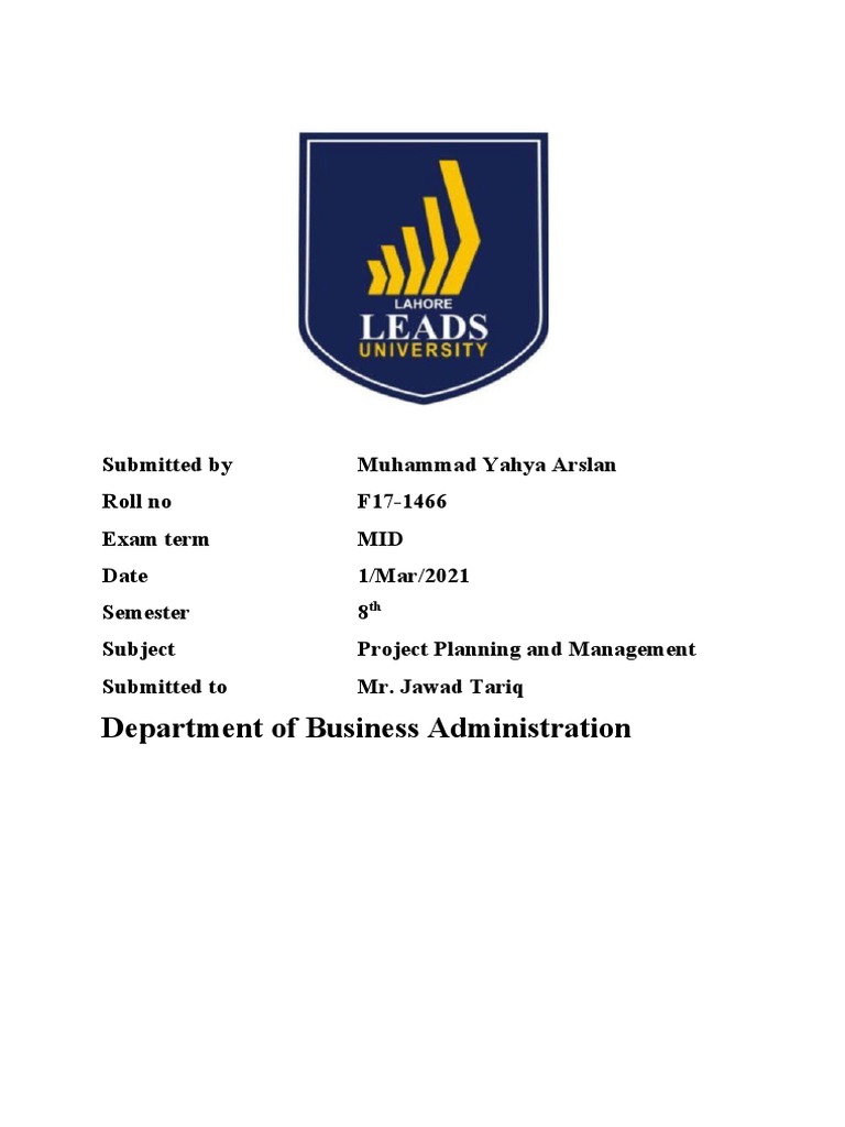 Project Planning Control | PDF | Project Management | Business