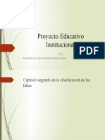 Proyecto Educativo Institucional: Presentado Por: Samuel Alejandro Moreno Moreno