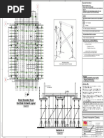 Diesel Generator Room Roof Slab Formwork Layout: General Arrangement Drawing