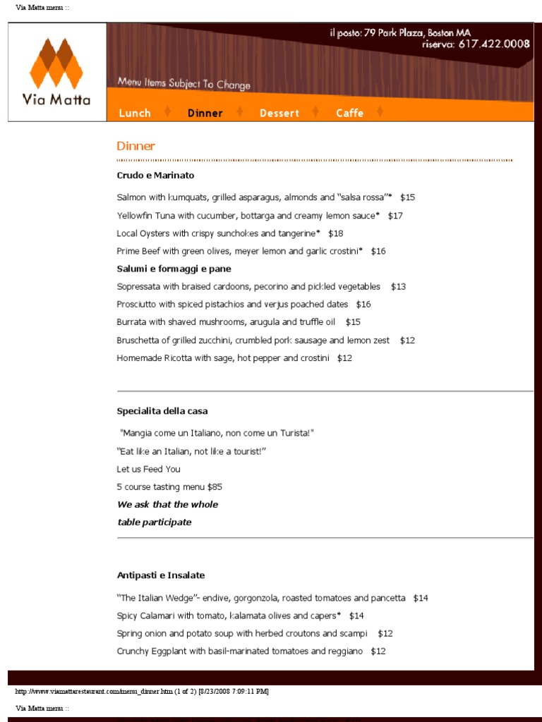 Dinner | PDF | Food And Drink Preparation | Mediterranean Cuisine
