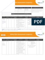 Safety Risk Assessment Carpentry Safety Risk Assessment Carpentry