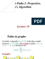 Shortest Paths I: Properties, Dijkstra's Algorithm