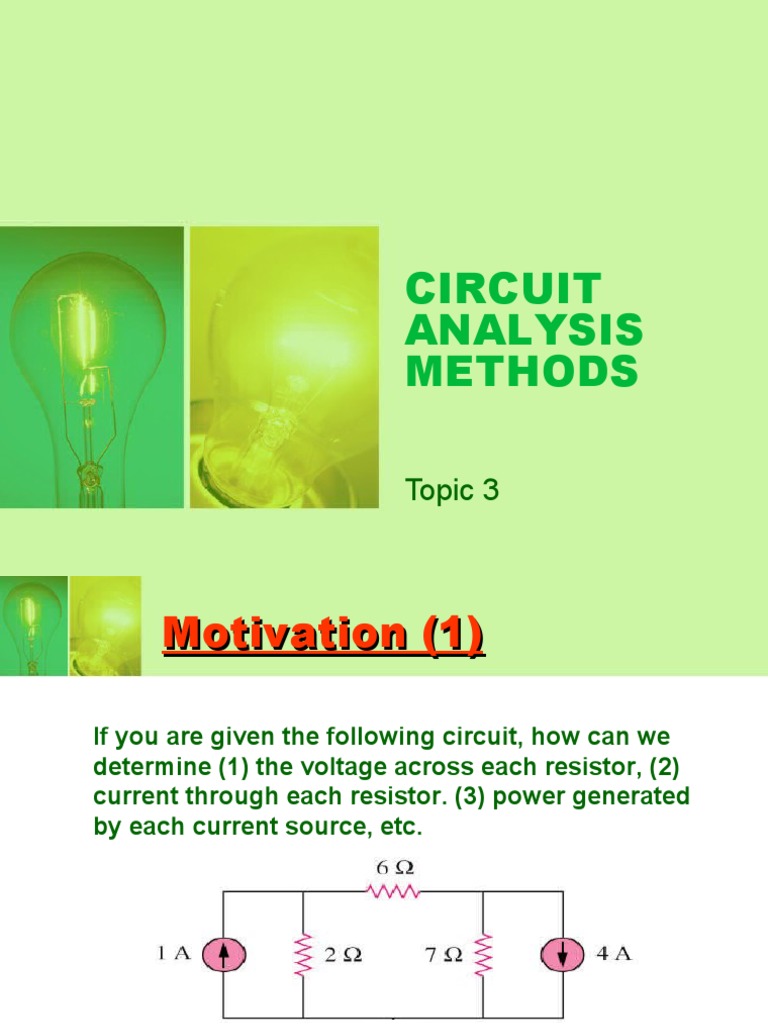 Chapter3 - Circuit Analysis Methods Circuit Diagram