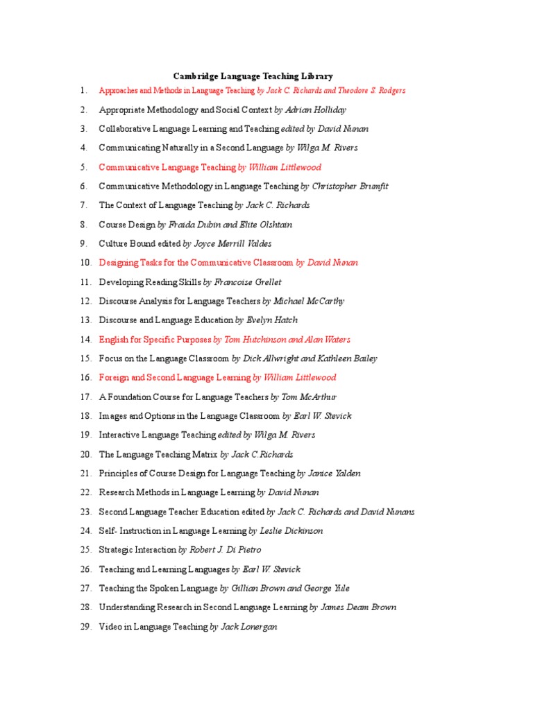 Interactive Language Teaching (Cambridge Language Teaching Library) s，Wilga M. Amazon.com: Interactive Language Teaching (Cambridge
