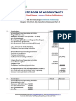 Cash Flow Statement Solutions