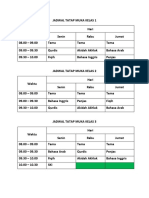 Jadwal Tatap Muka