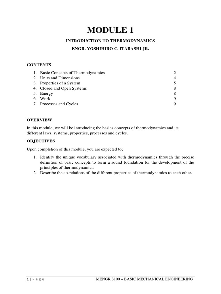 Thermodynamics Basic (Edited) | PDF | Second Law Of Thermodynamics ...