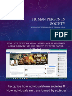 Human Person in Society: Introduction To The Philosophy of The Human Person