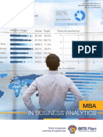 MBA in Business Analytics