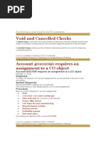 Sap Fico Real Time Issues: Void and Cancelled Checks