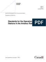 Standards For The Operation of Radio Stations in The Amateur Radio Service