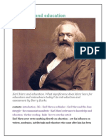 Karl Marx on Education