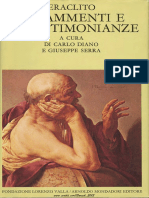 Eraclito Testo Critico e Traduzione Di Carlo Diano