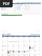 Content Calendar