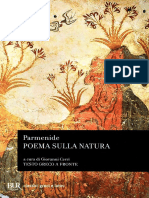 Parmenide A Cura Di Giovanni Cerri Poema Sulla Natura