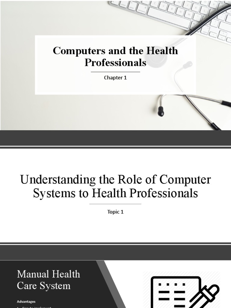 CHAPTER 12 COMPUTER AND TECHNOLOGY IN HEALTH CARE visual data 2