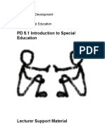 Pd Se 5 1 Introduction to Special Education Lecturer