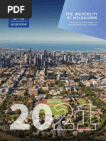 University of Melbourne 2021 Profile