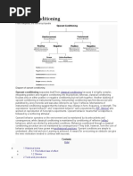 Operant conditioning