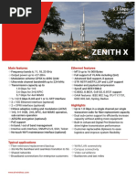 Al Wireless Zenith X Datasheet