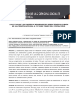 Ramírez - Aspectos Que Los Padres de Adolescentes Debentener en Cuenta en Suatención Integrala Estosen Tiempo Del Coronavirus