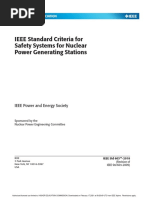 603-2018 IEEE Standard Criteria For Safety Systems For Nuclear Power Generating Stations