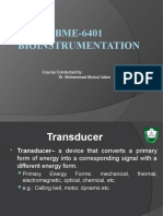 BME 6401 L# 01 Principles, Applications and Design of Bioinstrumentation