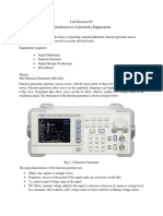 Lab Session 01 Introduction To Laboratory Equipments: Objective