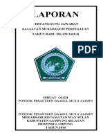 LAPORAN Kegiatan 1 Muharam 1438 H