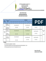 Jadwal Praktikum Kimia Fisik I - Semester IV - Genap 2020-2021-1