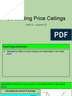 Unit 4 - Lesson 9 - Calculating Price Ceilings