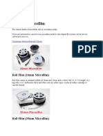 Types of Microfilm Formats