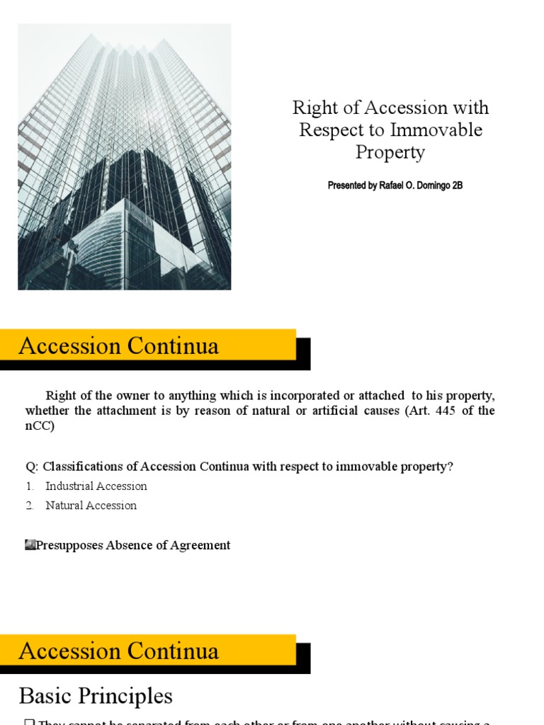 Understanding Accession Continua in Property | PDF | Indemnity | River