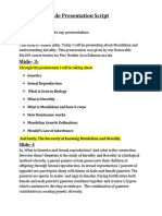 Powerpoint Slide Presentation Script Slide-1: Slide - 2:: Hello and Welcome To My Presentation