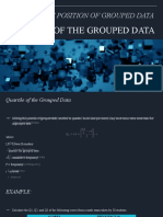 Measures of Position of Grouped Data