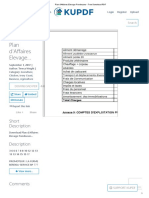 Plan D'affaires Elevage Pondeuses - Free Download PDF
