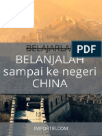 BELANJALAH KE CHINA
