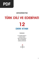 Türk Dili Ve Edebiyati: Ders Kitabi